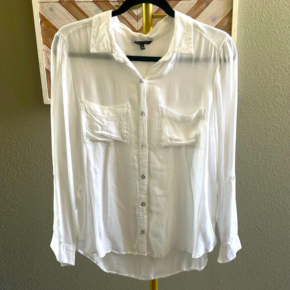 White be cool blouse size small